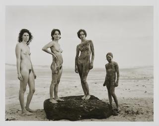 Jock Sturges - Allegra, Miranda, Vanessa and Allison; Montalivet, France, 2000.