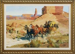 Joe Ferrara - Horse drawn carriage through the dessert