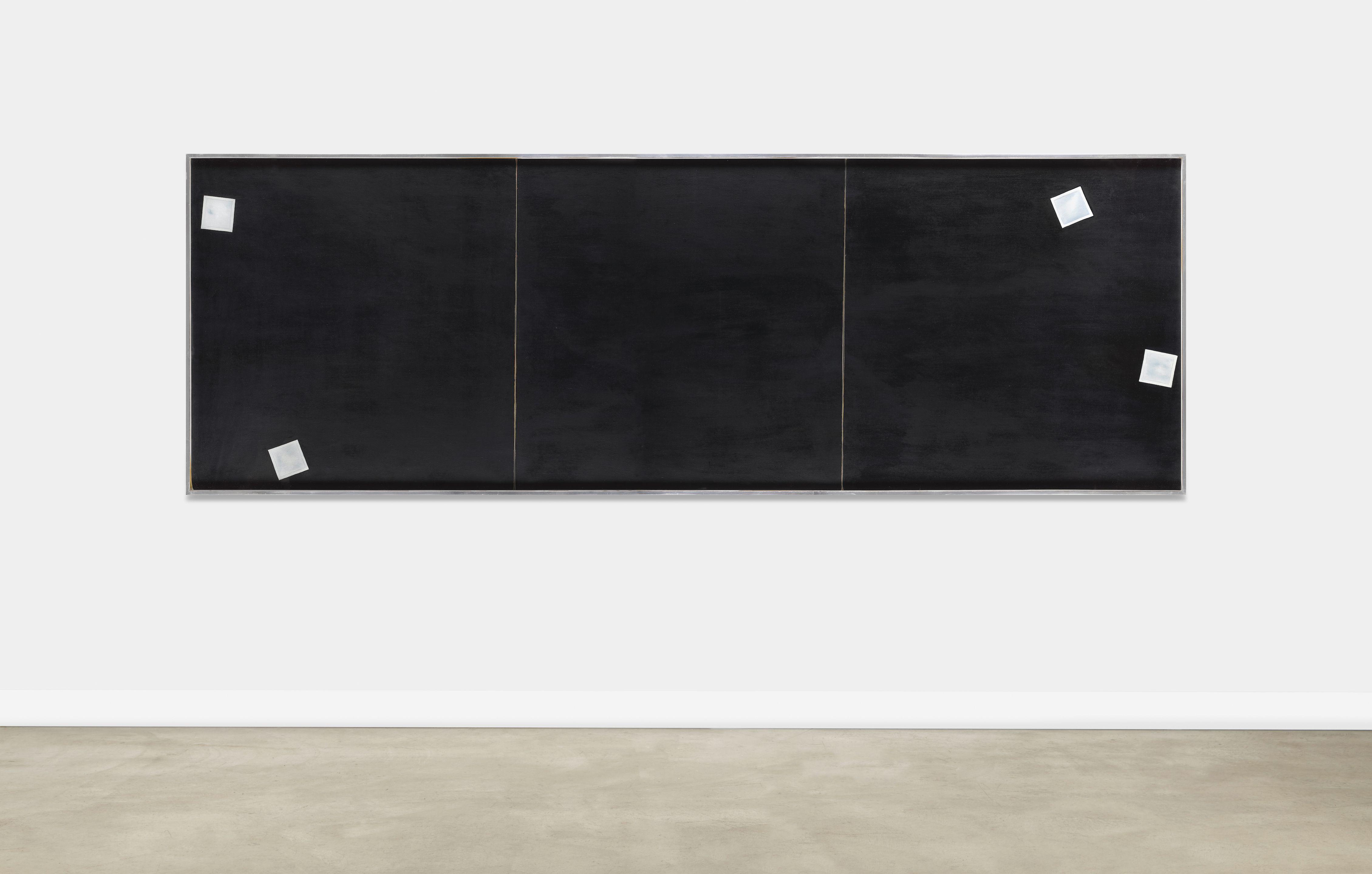 Joe Goode - Untitled (Black Photo Cloud Triptych), 1969-70