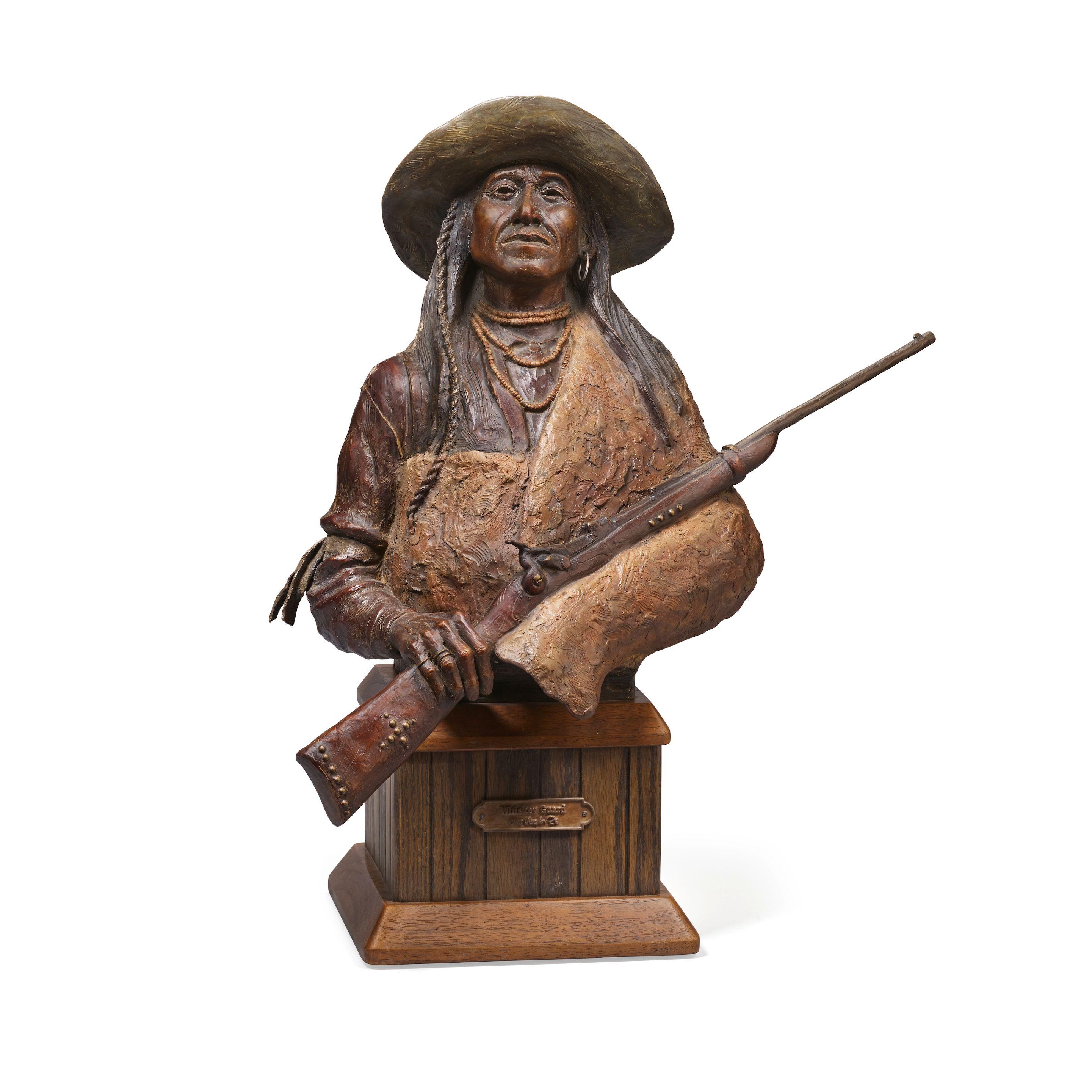 Joe Neil Beeler - Whiskey Guard 21 in. high