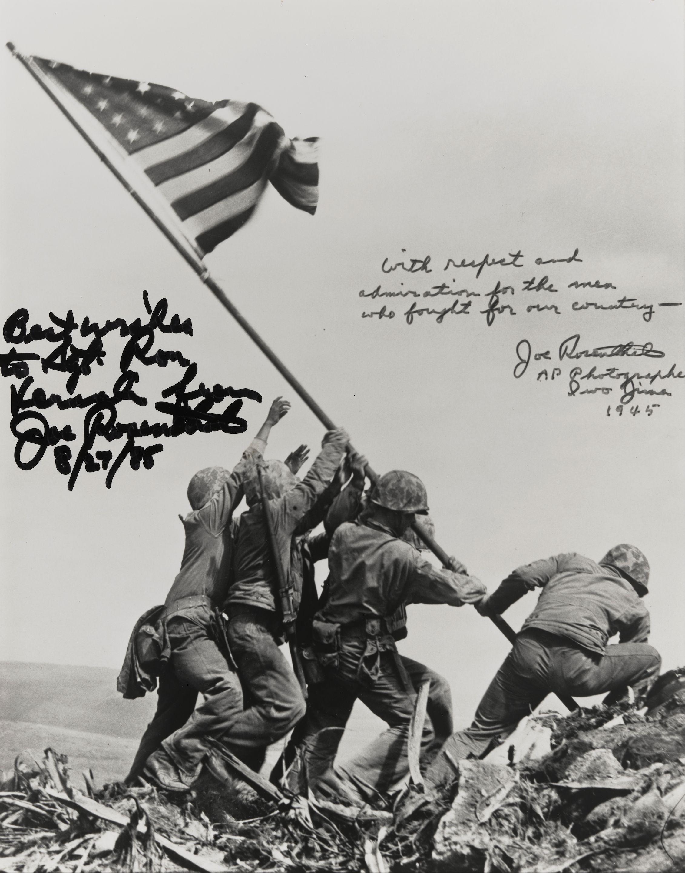 Joe Rosenthal - Raising the Flag at Iwo Jima
