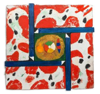 Joe Tilson R.A. - Liknon, Top, Four Elements and Pomegranate, 1987 (unframed)