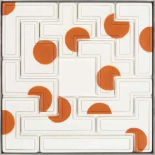 Joe Tilson - Pentimino (orange) (Vancouver Art Gallery 11)