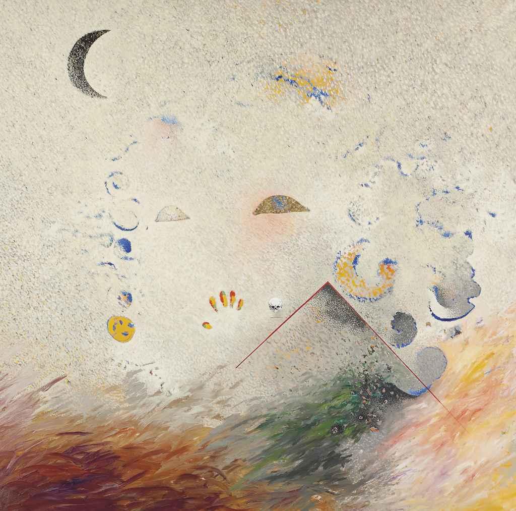 Joel Kermarrec - Ange, lune, crâne, sable