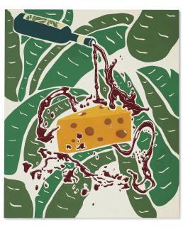 Joel Mesler - Untitled (Wine & Cheese)