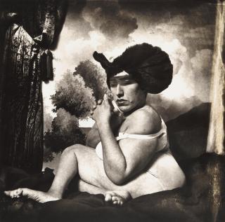 Joel-Peter Witkin - Woman in the Blue Hat (Dame portant le Chapeau Bleu)