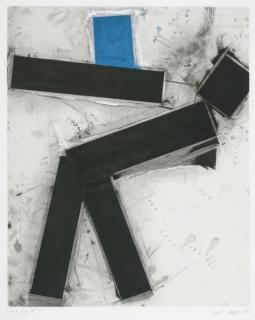 Joel Shapiro - Untitled (Blue and Black)