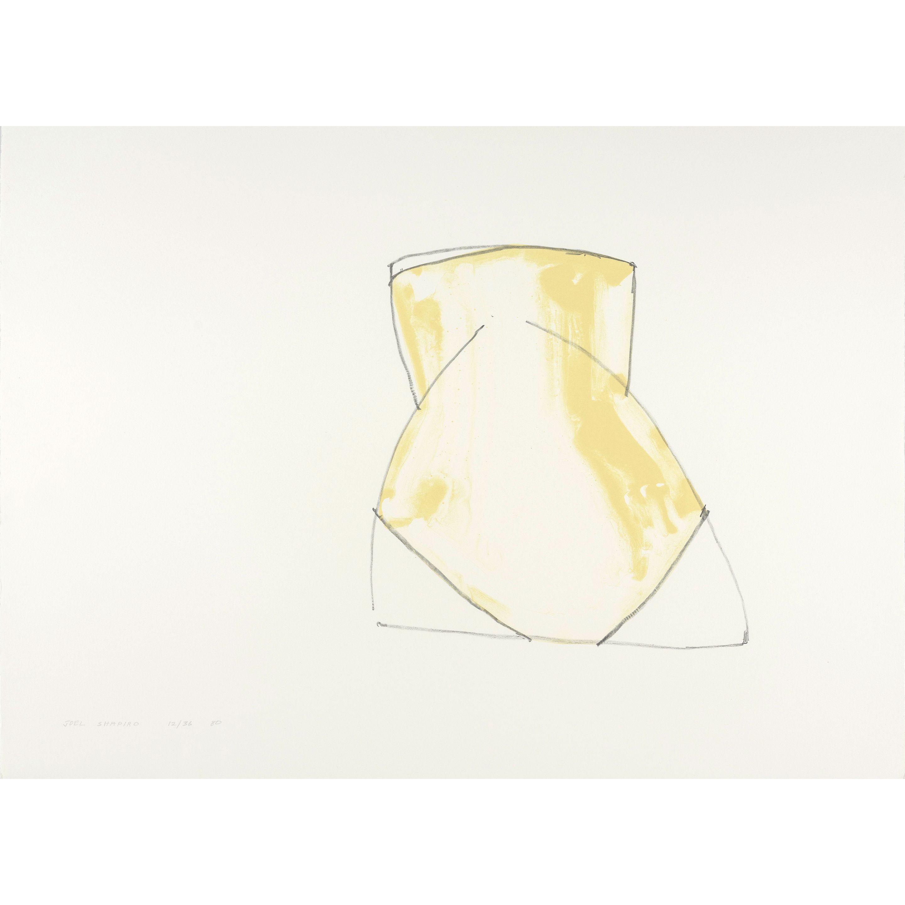 Joel Shapiro - Untitled (Naples Yellow)