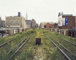 Joel Sternfeld - A Railroad Artifact, 30th Street, May 2000
