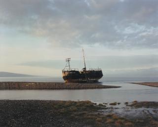 Joel Sternfeld - Abandoned Freighter, Homer, Alaska, July 1984