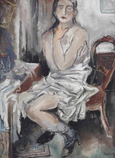 Joep Nicolas - A seated woman