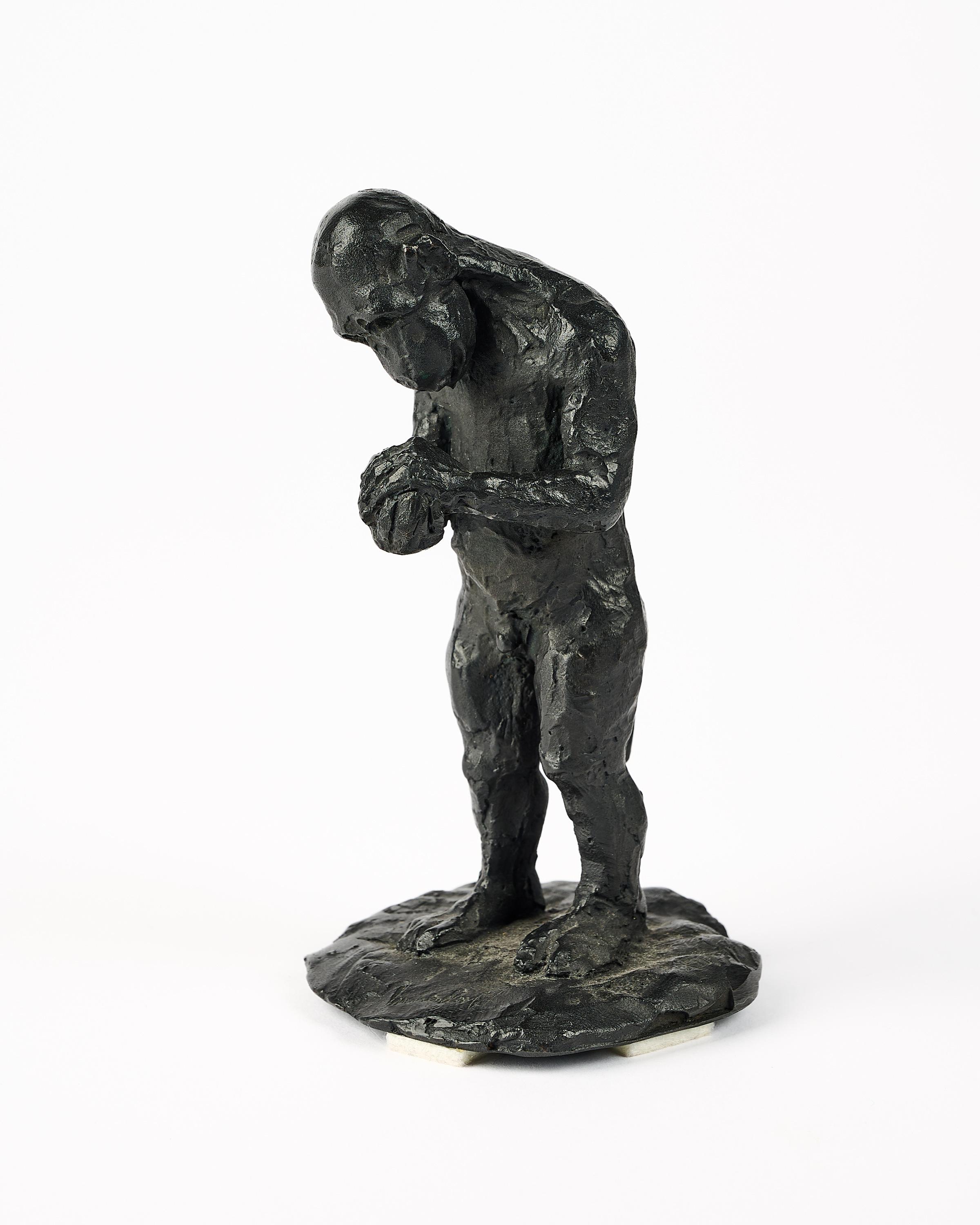 Jörg Immendorff - Affe mit gefalteten Händen.