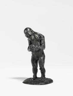 Jörg Immendorff - Affe mit gefalteten Händen.