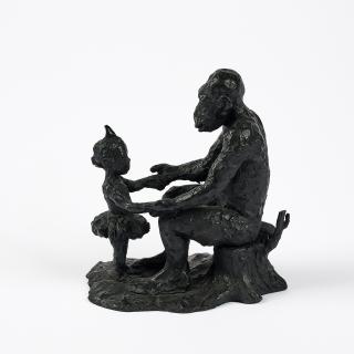 Jörg Immendorff - Affe mit Ida.