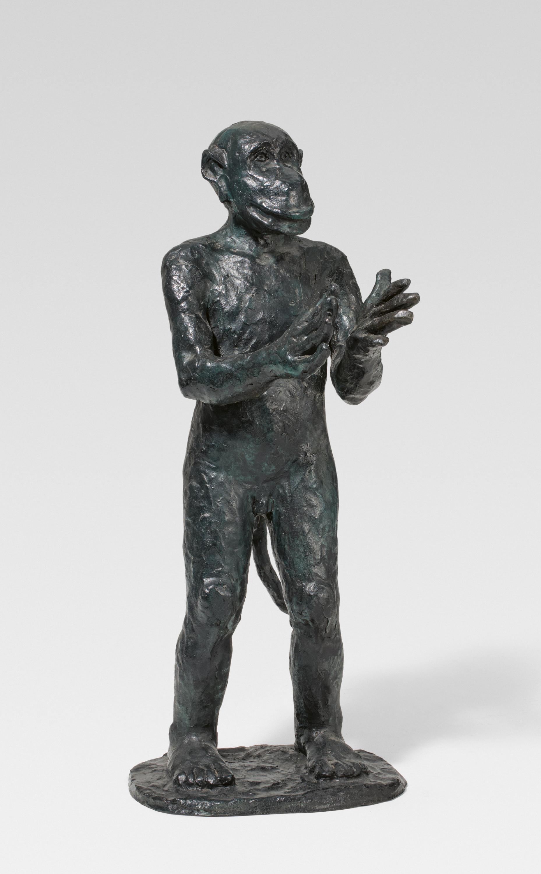 Jörg Immendorff - Affe mit klatschenden Händen.