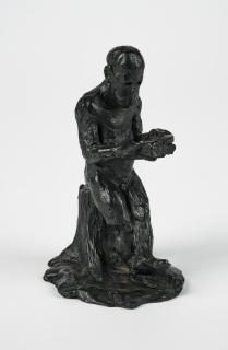 Jörg Immendorff - Affe sitzend mit Buch.