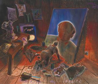 Jörg Immendorff - Anbetung Des Inhalts