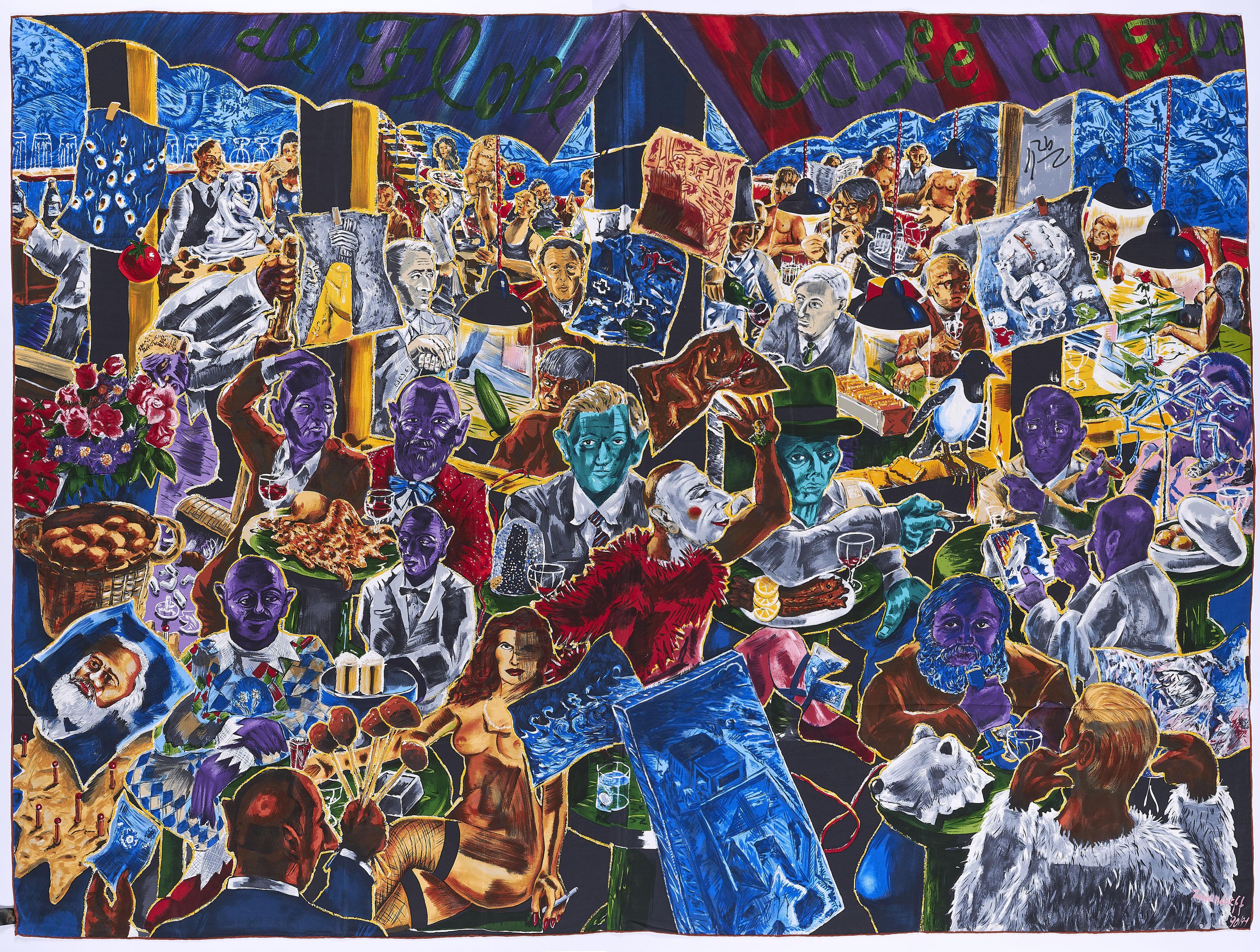 Jörg Immendorff - Café de Flore.