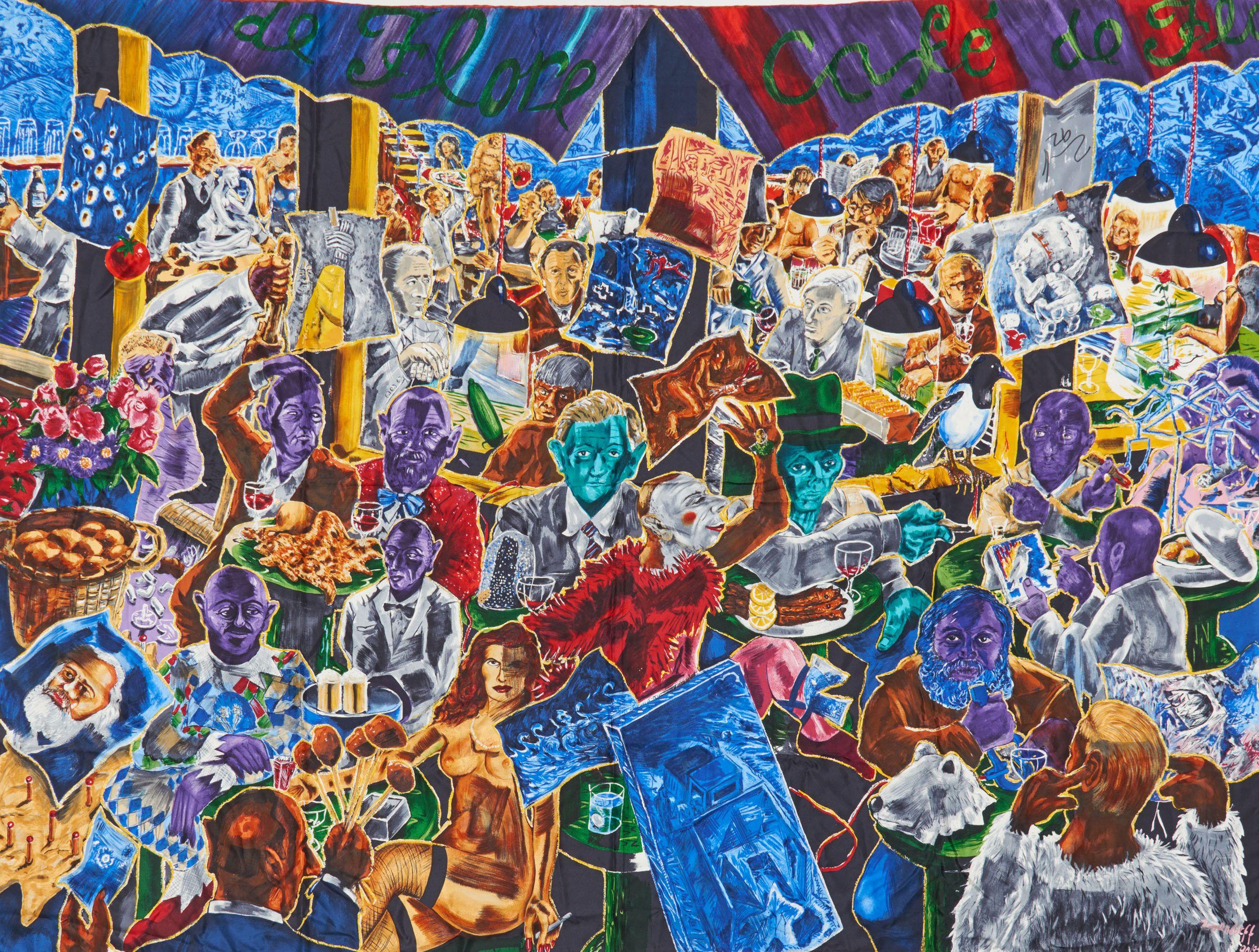 Jörg Immendorff - Café de Flore.