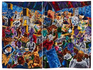 Jörg Immendorff - Café de Flore.