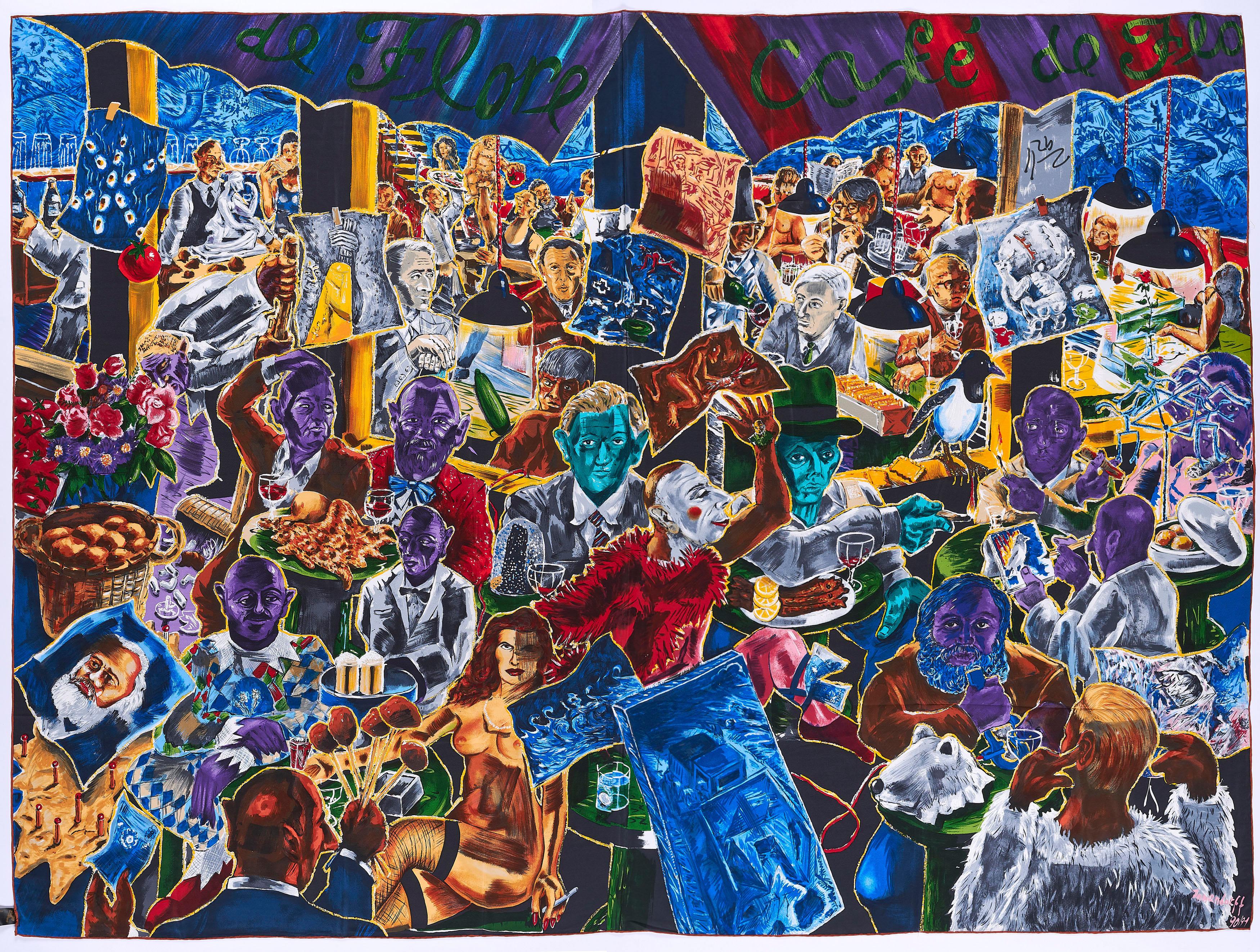 Jörg Immendorff - Café de Flore.