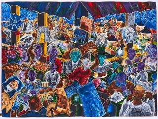 Jörg Immendorff - Café de Flore.