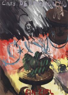 Jörg Immendorff - Café Deutschland - Ein Ziel (Café Deutschland - One Goal)