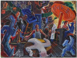 Jörg Immendorff - Café Deutschland Länger