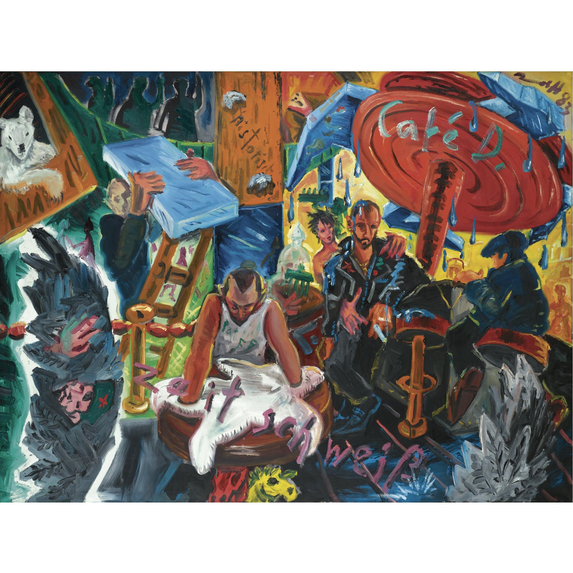 Jörg Immendorff - Café Deutschland (Zeit Schweiss)