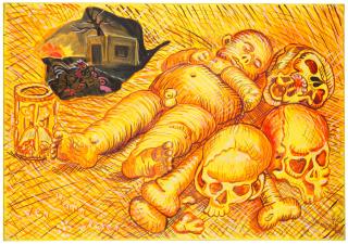 Jörg Immendorff - Den Hahn Wecken (Waking The Rooster)