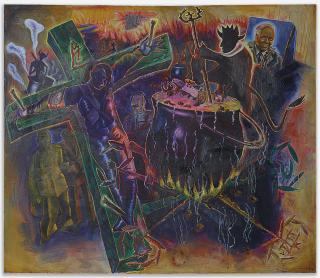 Jörg Immendorff - Je Vous Salue Maria (I Salute You Maria)