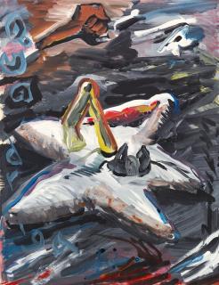 Jörg Immendorff - Ohne Titel (Quadriga)