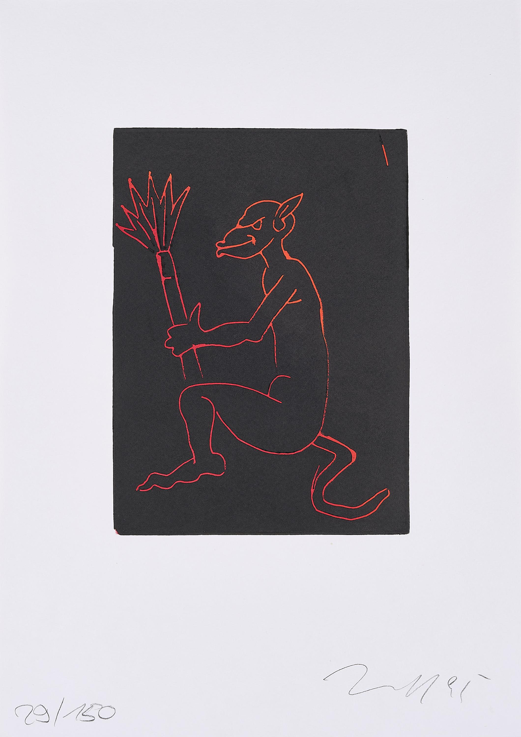 Jörg Immendorff - Ohne Titel.