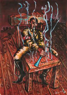 Jörg Immendorff - Ohne Titel.