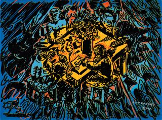 Jörg Immendorff - Söhne der Sonne.