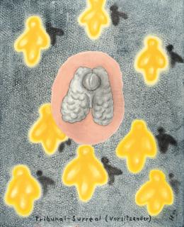 Jörg Immendorff - „Tribunal-Surreal (Vorsitzender)“