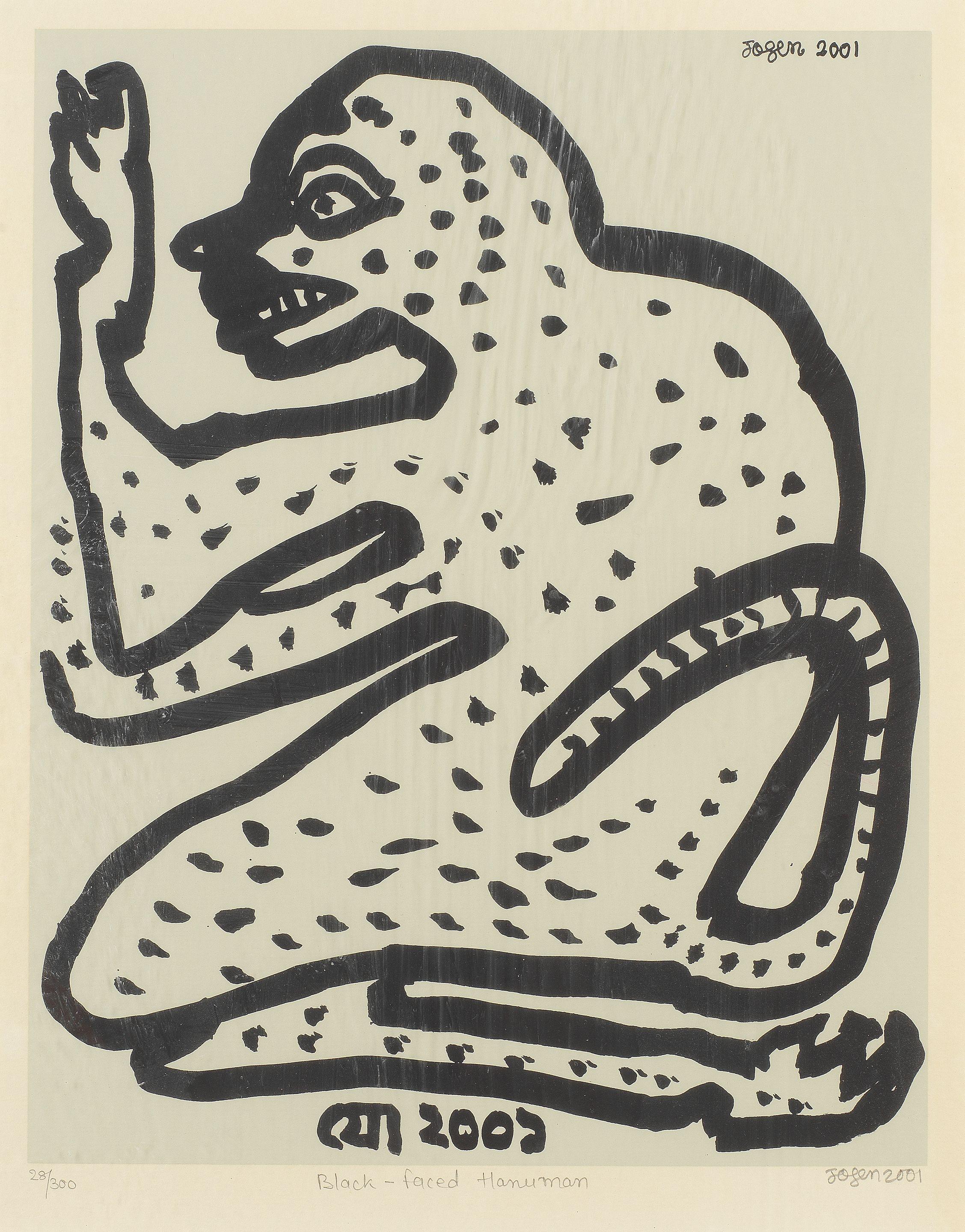 Jogen Chowdhury - Black faced Hanuman