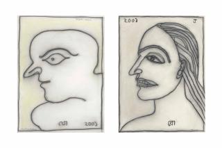 Jogen Chowdhury - Face of a Man; Face (Woman)
