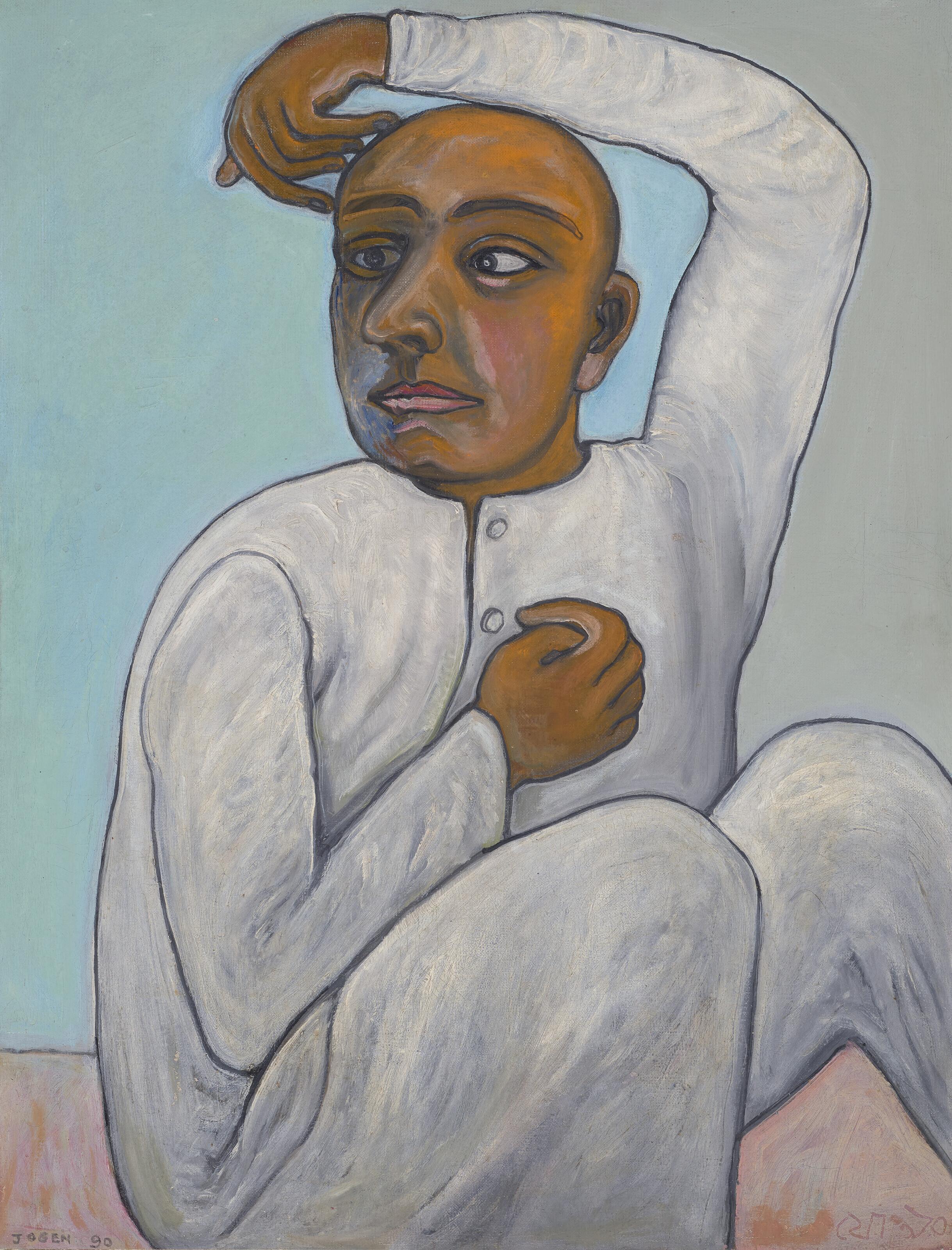 Jogen Chowdhury - Man in Kurta Pyjama