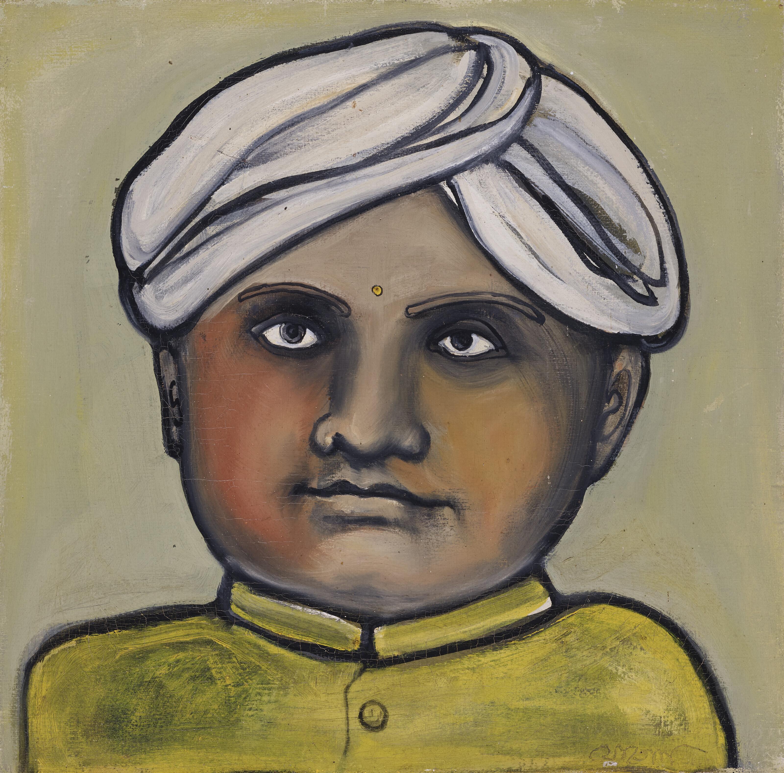 Jogen Chowdhury - Man with Turban