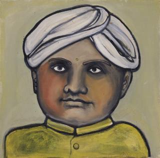Jogen Chowdhury - Man with Turban