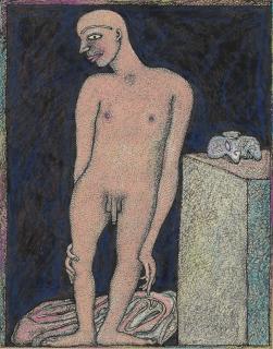 Jogen Chowdhury - Model in the Artist\'s Studio