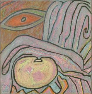 Jogen Chowdhury - Still Life With Apple And Eye