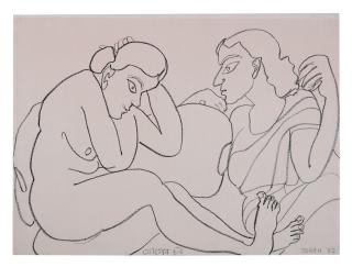 Jogen Chowdhury - Two Women