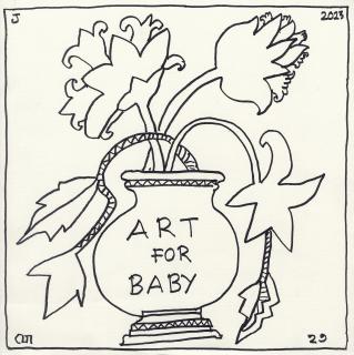 Jogen Chowdhury - Untitled (Art for Baby)