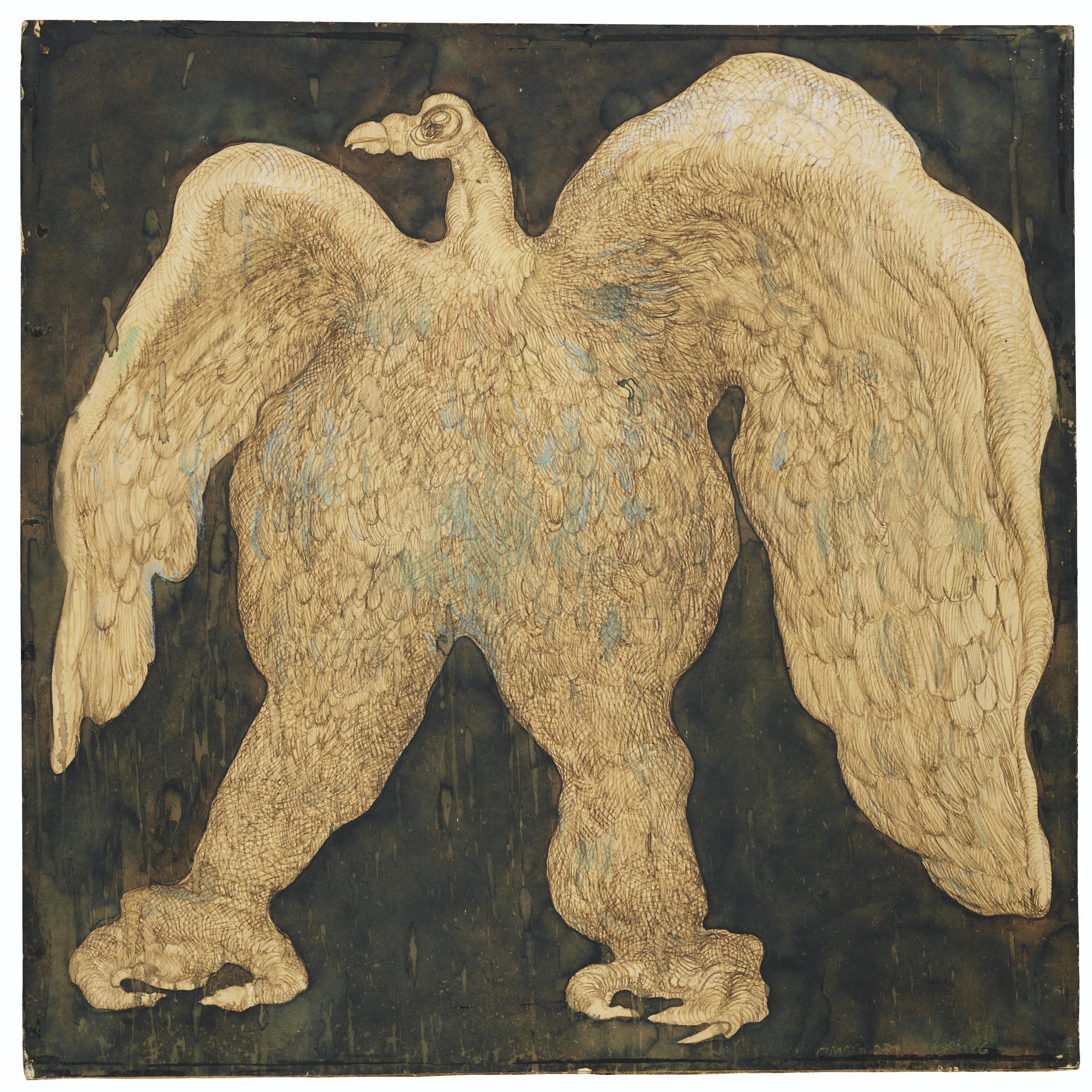 Jogen Chowdhury - Untitled (Eagle)