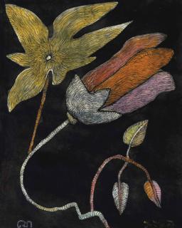 Jogen Chowdhury - Untitled (Flowers)