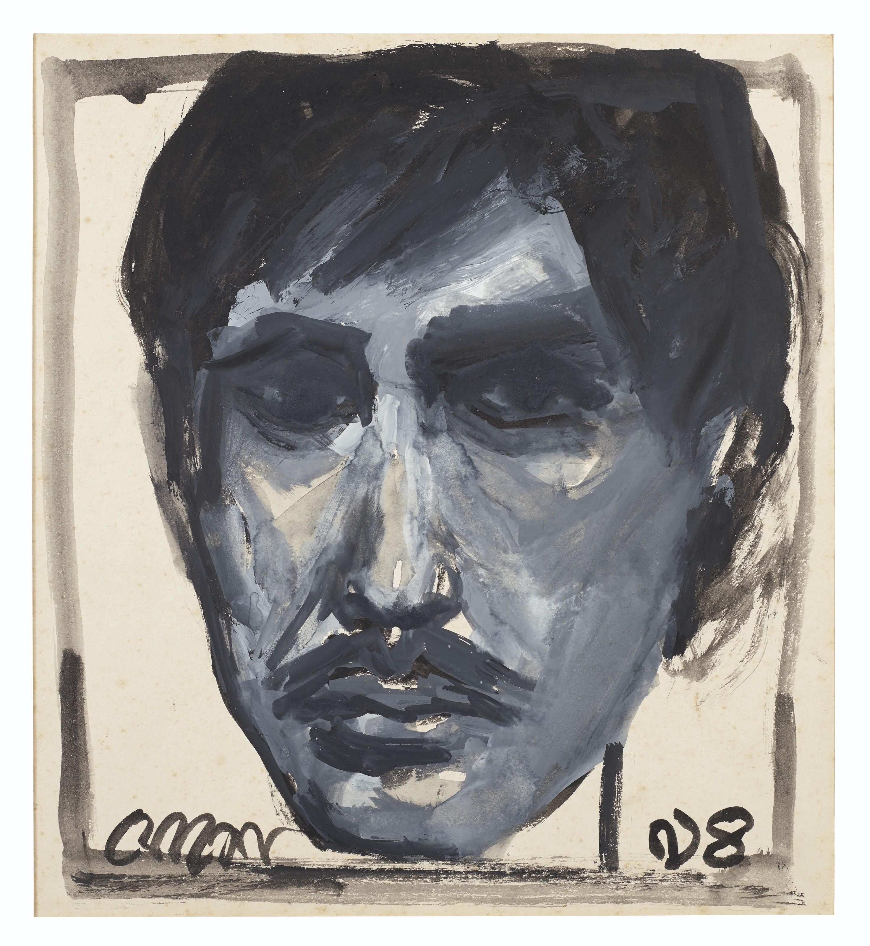Jogen Chowdhury - Untitled (Self Portrait)