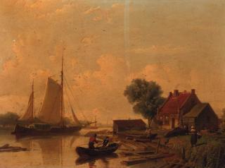 Johan Adolphe Rust - A shipyard