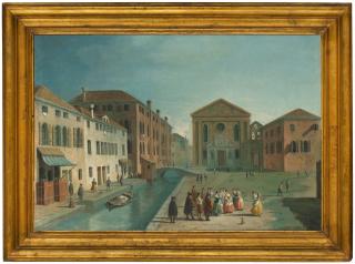 Johan Anton Richter - Venice, The Church Of San Giuseppe Di Castello